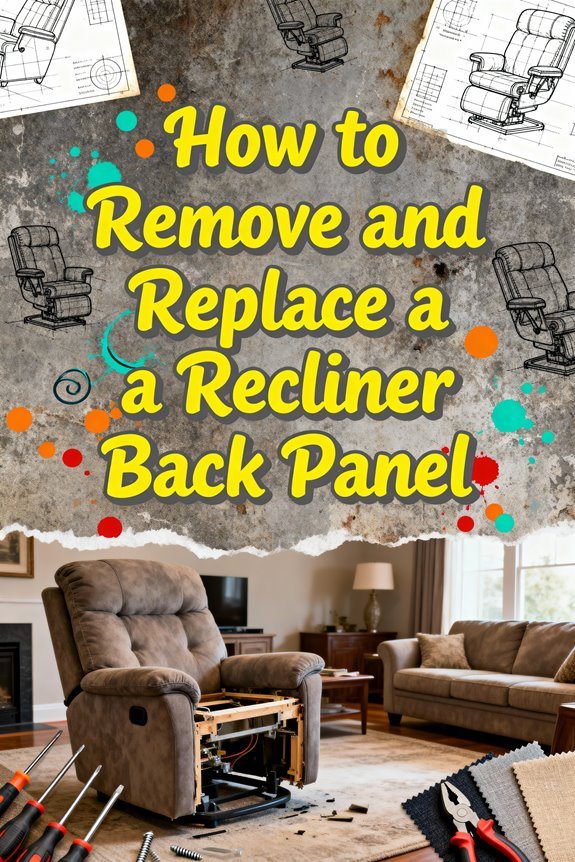 remove and replace recliner panel