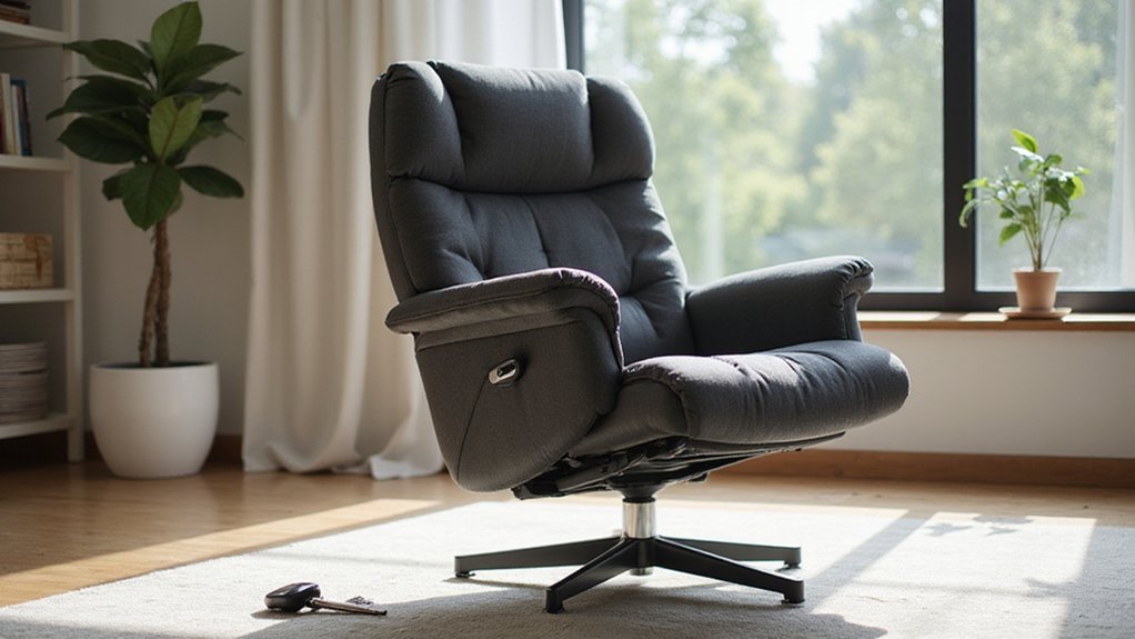 attach swivel base securely