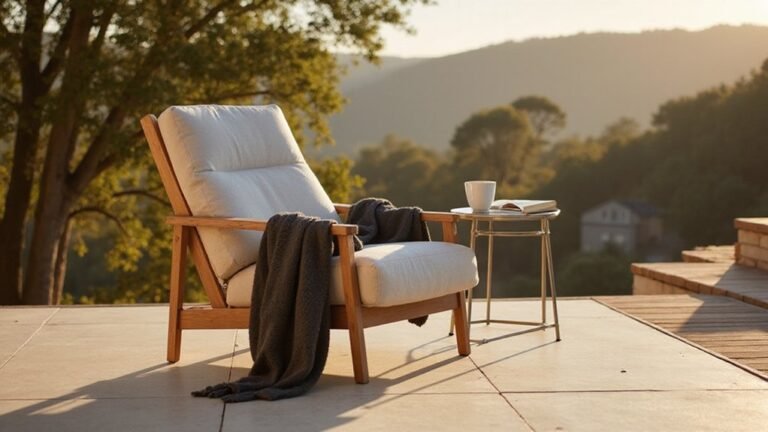 comfortable reclining chair tables