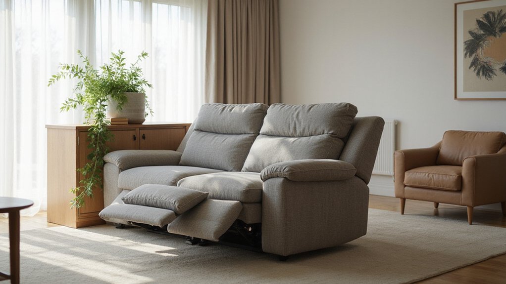 creative recliner back conceals