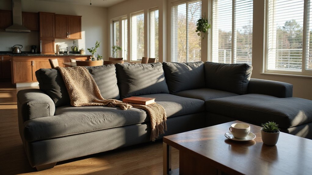 four seat sofa with recliner