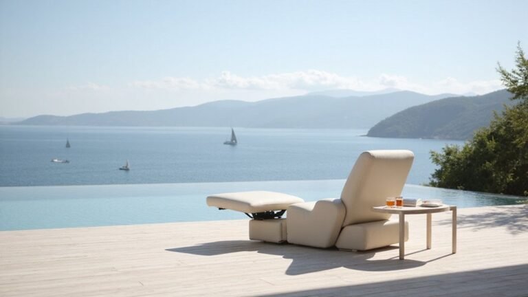 luxurious reclining lounge chairs
