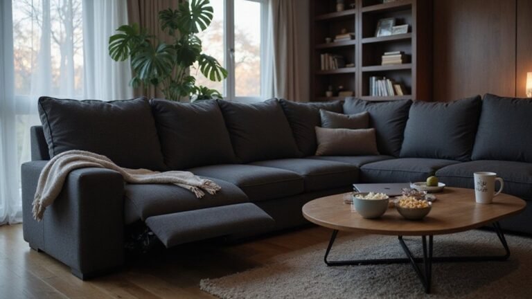 reclining l shaped sofas