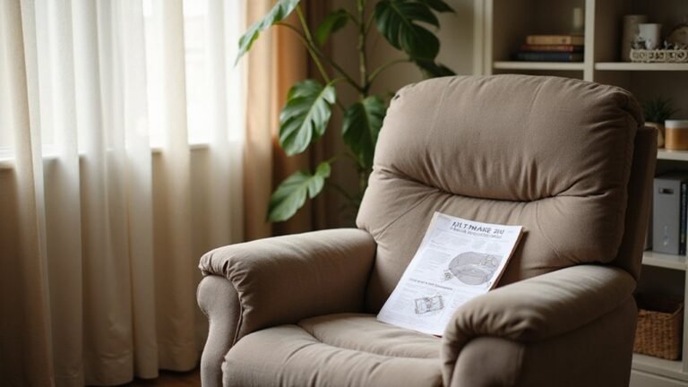 removing recliner back panel