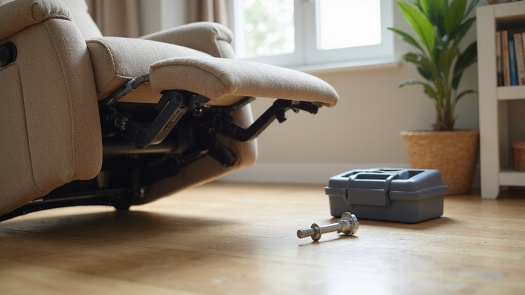 repairing manual recliner chair
