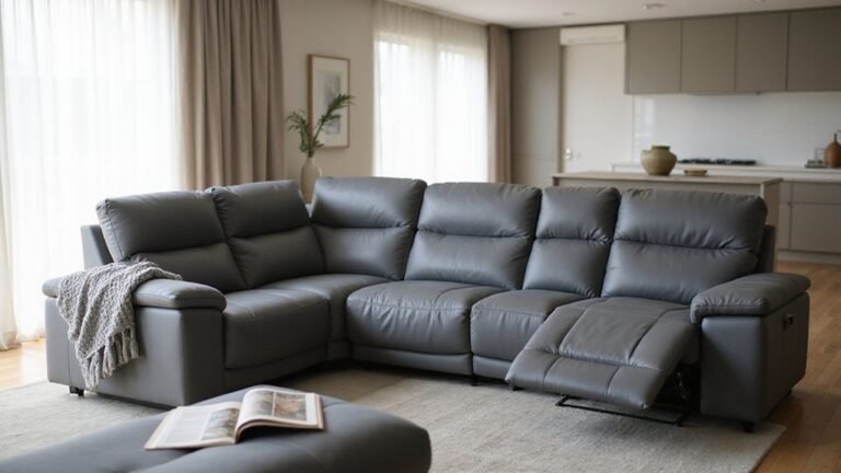 top gray recliner sectionals