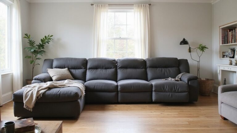 top microfiber recliner sectionals