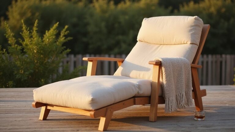 top outdoor cushioned recliners